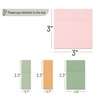 Mr. Pen- Pastel Transparent Sticky Notes, 200 pcs, Bible Sticky