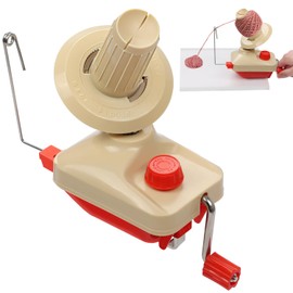 Enrollador de Bola de Hilo, Yarn Ball Winder, Rollo de Hilo de Tejer Operado a Mano, Soporte para Enrollador de Lana, Hilo de Cuerda de Rollo de Tejido de Mano Portátil, Manual Rollo de Hilo de Hilo