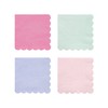 Meri Meri Disposable Paper Napkins (Pack of 20), Scalloped Edge,