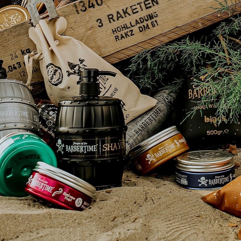 BARBERTIME Hair Styling Matte Wax | No6 Green Matte Clay