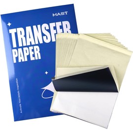 MAST TATTOO Papel de transferencia para tatuajes, papel de transferencia para plantillas de tatuajes Mast (100 unidades)