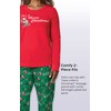 PajamaGram Pet Christmas Pajamas for Family, Red & Green, SM