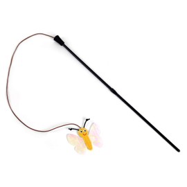 Petface Butterfly Teaser Toy for Cats and Kittens, Filled with Natural Catnip (Pack of 1)