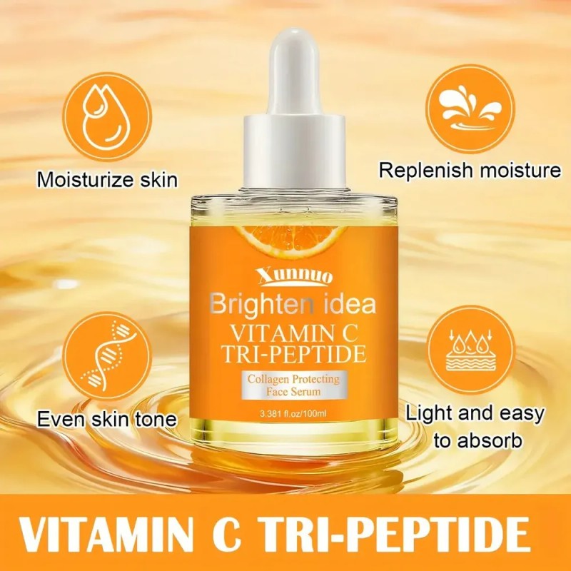Sérum Facial Hidratante Con Colágeno Y Vitamina C /.