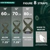 Beastpowergear Figure 8 Strap | Heavy Duty Deadlift Weight Lifting