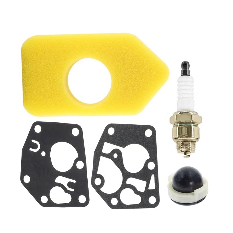 Hoypeyfiy Lawn Mower Carburetor Diaphragm Kit Gasket Air Filter Primer
