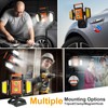 Tresda 4000LM LED Work Light Rechargeable with Clamp, 40W Magnetic