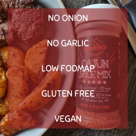 Foddies Spicey Spices Combo Pack, Low FODMAP, Gluten Free, No Onion No Garlic, Vegan, Plant Based, IBS Friendly