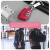 4 Pcs Luggage Locks, Small Padlocks for Suitcase, Travel Security