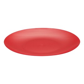 Moderna 9 Inch Premium Disposable Plates, 40 Round Plastic Plates For Parties - Durable, Heavy-duty, Red Plastic Dinner Plates, For Warm And Cold Foods, Ideal For Cafes - Restaurantware