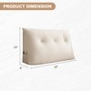 Konelia Wedge Pillow Headboard Triangle Back Support Reading Pillow Sitting