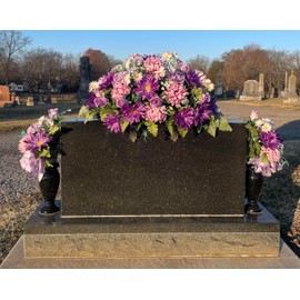 Plastic Monument Saddle, Gravestone Saddle, Made in USA Cemetery Headstone Saddle Box of 1