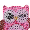 5PCS DIY Owl Diamond Painting Key Chain Acrylic Pendant Handmade