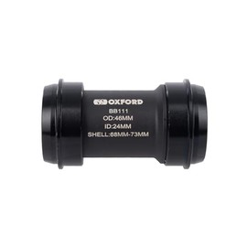 Oxford Unisex Hollowtech PF46 Bottom Bracket (68/73mm) | Pressfit BB Cycle Bike Maintenance, Black, 68/73mm EU