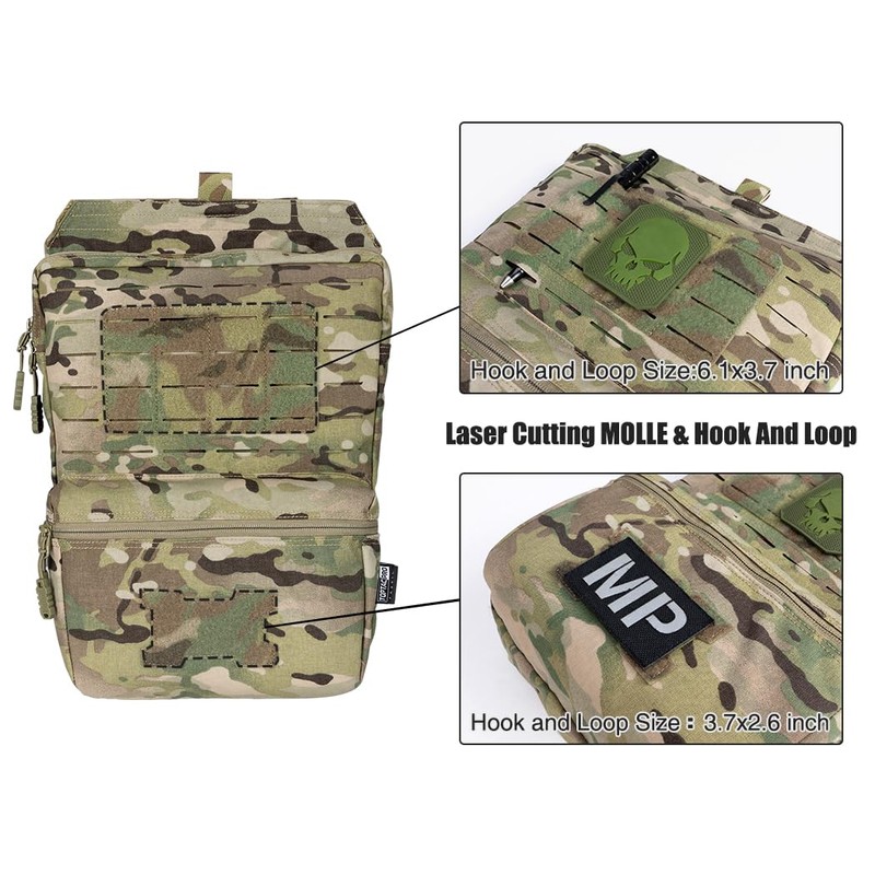 Tactical MOLLE Hydration Pack for 2L Hydration Water Bladder Hydration