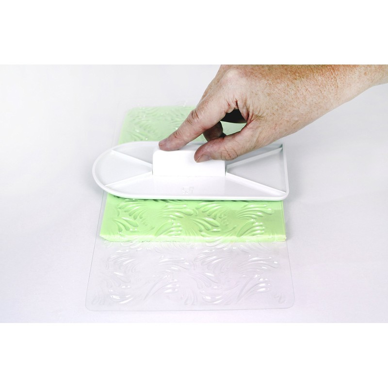 PME im198 Elegant Wave Design Impression Mat, 15x0.1x30.5 cm