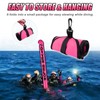 Pecihiko Surface Marker Buoy, 4ft Scuba Diving Surface Marker Signal