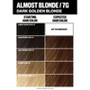 IGK Permanent Hair Dye Color Kit | 7G Almost Blonde