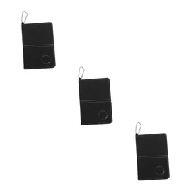 Kisangel 3 Pcs Golf Scorebook Holder Golf Scorecard Protector Stylish Pu Leather Notebook