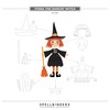 Spellbinders Fiona The Dancin' Witch Etched Dies