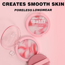 Jelly Pressed Powder, Oil-Control Face Compact, Pressed Powder with Puff, Matte Setting Powder, Light and Waterproof, Poreless Smooth Skin,Creating Soft Makeup(Pink)