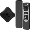 Ninki Black Silicone Case for Apple TV 4K and Siri