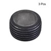 UXCELL Carbon Steel Internal Hex Thread Socket Pipe Plug, M18x1.5