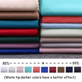 YGO Turquoise Curtains for Bedroom Living Rooms Thermal Insulated Innovated Microfiber Blackout Window Panels Light Blocking Drapes Grommet Top 52x84 Inch 2 Panels