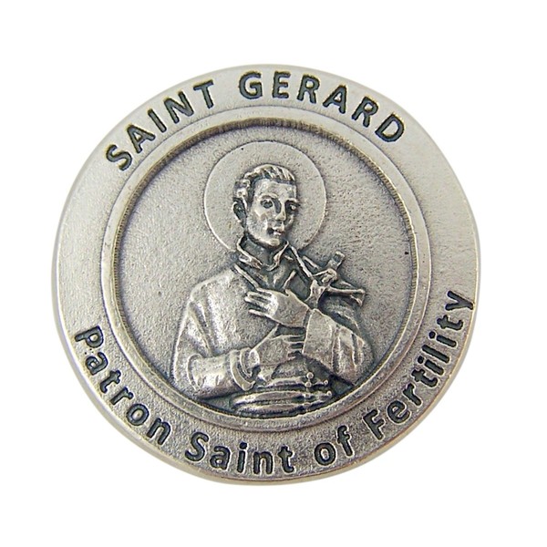 Patron Saint of Fertility St Gerard Pocket Token with Prayer