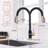 Touchless Faucet with Pull Down Sprayer, Motion Sensor & Soap