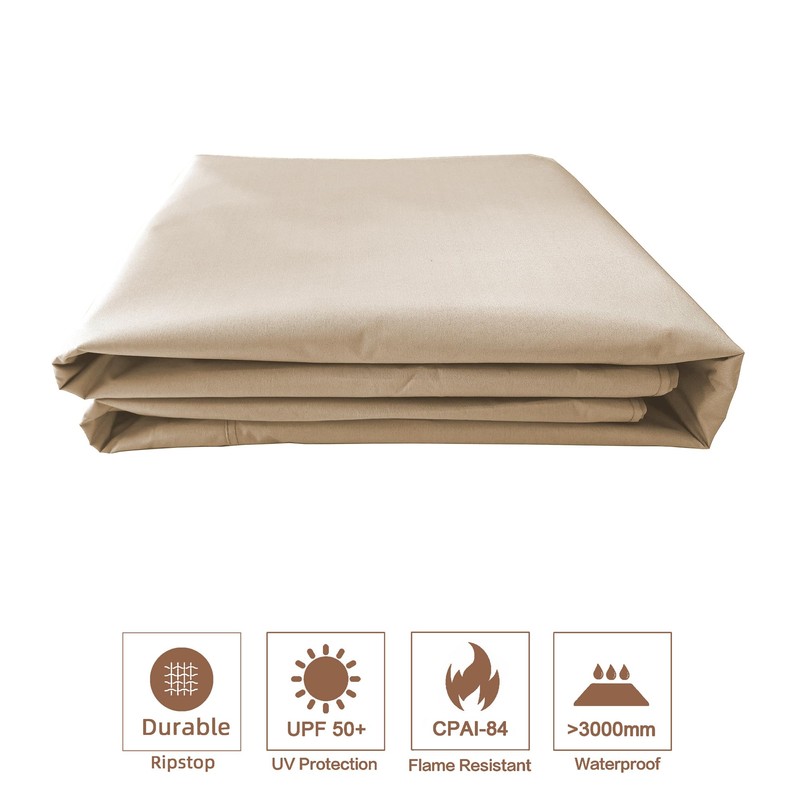 SCOCANOPY Light Beige Replacement Top for Lowe's Allen Roth 10X12