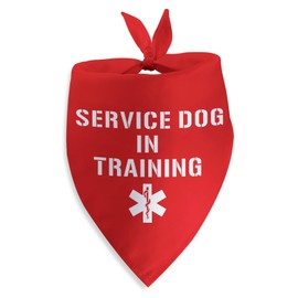 Service Dog in Training Dog Bandana Service Animal Service Dog Bandana Service Dog Training Funny Dog Bandana Photo Prop Pet Scarf Accessories for Dog Lovers Dog Mom Gifts