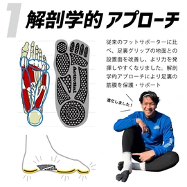 Activital Pro S-M Foot Supports, 8.9 - 10.0 inches (22.5 - 25.5 cm), White, 1 Pair