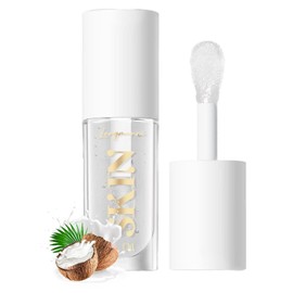 LANGMANNI LANGMANNI Moisturizing Lip Oil,No-Sticky Lip Gloss Lip Balm Lip Care,Fruit Flavoured Lip Oil For Dry Lip's Moisturizing Hydrating And Nourishing ((Coco))