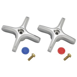 Speakman A-CROSS Commander Cross Handle Set, Polished Chrome