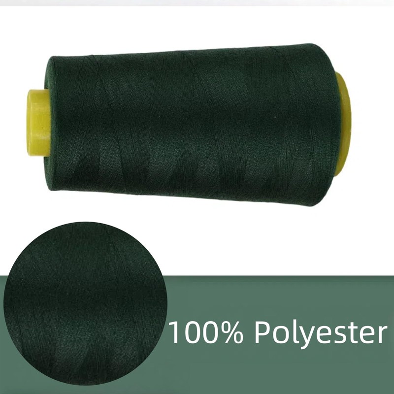 3000Yard Ink Green Sewing Thread,Polyester Sewing Machine Thread Fpr Clothes,