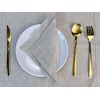 Fabric Napkins Set of 6 Cotton Linen Washable Reusable with