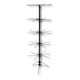 Decora Araña Exhibidor Giratorio De Piso 5 Niveles Negro Oferta!