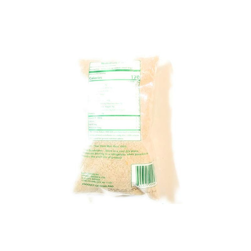 Family Elephant 100% Thai Jasmine Rice 5 Lbs(2 Pack)