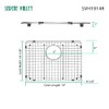 Serene Valley Sink Grid 19" X 14-1/8", Rear Drain with