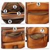 IVTG Genuine Leather Purse and Messenger Bag for Men Fashion