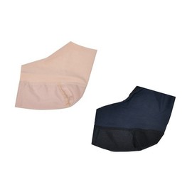 Highly elastic keratin moisturizing foot pad heel care Seamless socks black 2ea