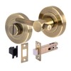 HANDLEZONE® Linear Bar Designer Bathroom Toilet Door Thumb Turn and