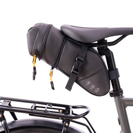 CCKOLE Bicycle Saddle Bags Bicycle Saddle Bag with Reflective Bicycle Bag Rear Bag Waterproof Expandable Bicycle Bag with Large Capacity
