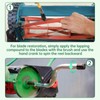 Rasaech Reel Mower Sharpening Compound Kit, (1 Compound, 1 Hand