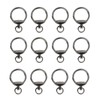 12pcs Round Spring Snap Hooks Swivel Ring Carabiner Clips Eyelet
