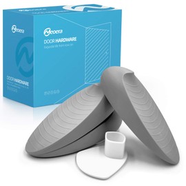 Neoera Door Stopper Wedge Door Stop with Door Holder (3 Pack Gray) Rubber Door Stoppers Works On All Floor Types and Carpet Heavy Duty Door Jam