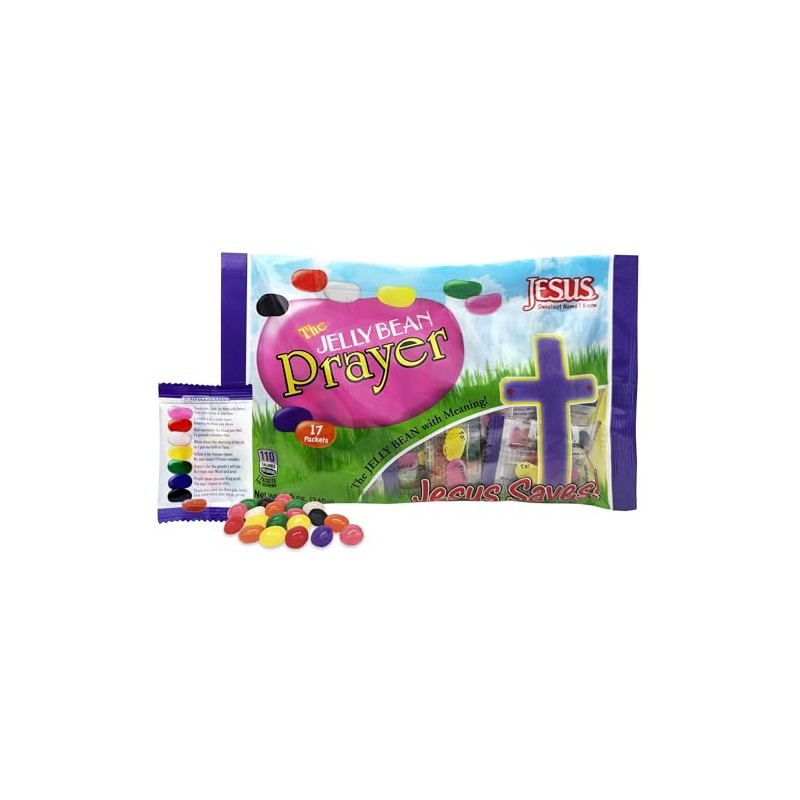 Scripture Candy, The Jelly Bean Prayer Spring Themed Bag, 17
