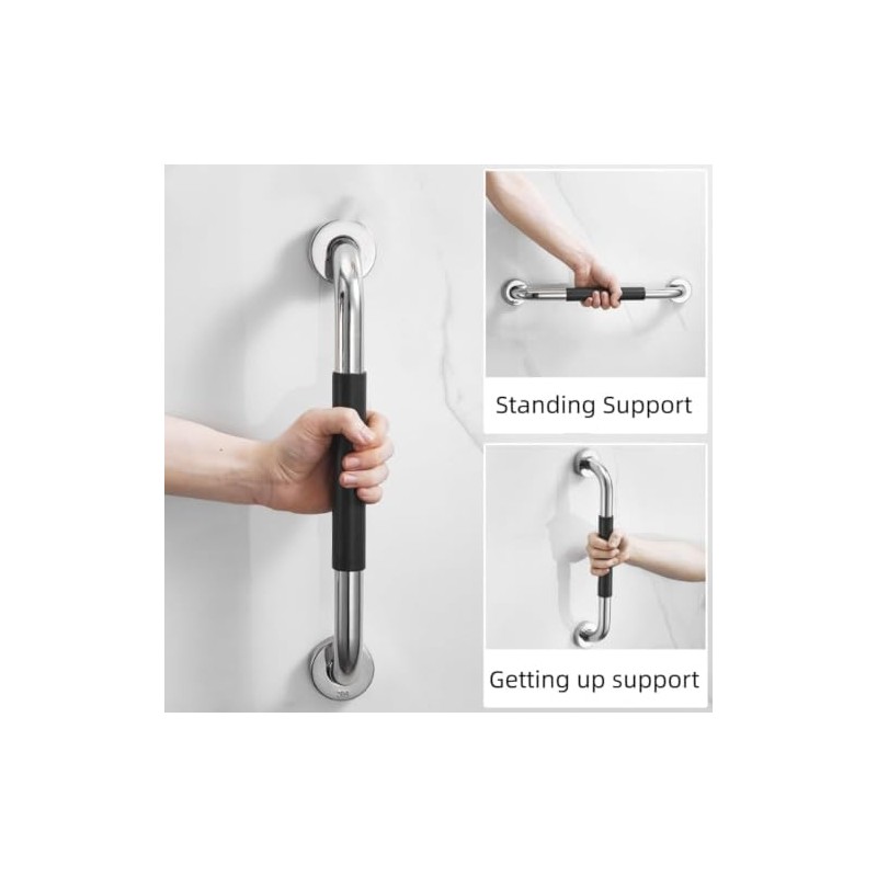 2 Pack Shower Grab Bars, 304 Stainless Steel Rail Bars