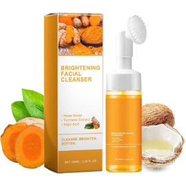 Yaper Limpiador Facial De Cúrcuma, Ayuda A Limpiar Profundamente Los Poros, Exfolia Y Da Luminosidad Al Rostro. Incluye Cepillo. (1 Unidad)